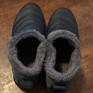 Cozy blue boots